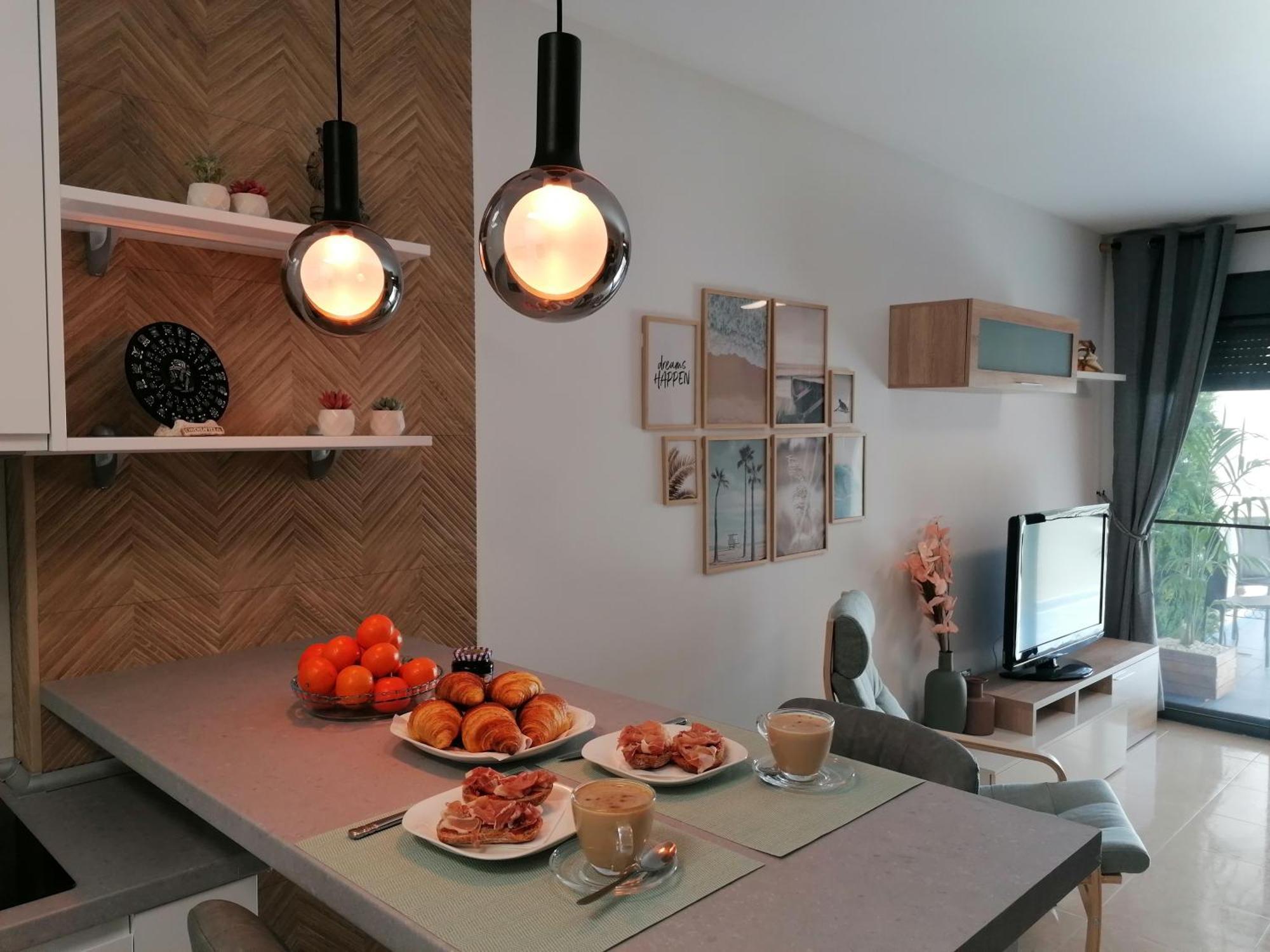 Sybarix Terrace, Mar, Golf, Wifi, Garaje, Relax Leilighet La Envia Eksteriør bilde
