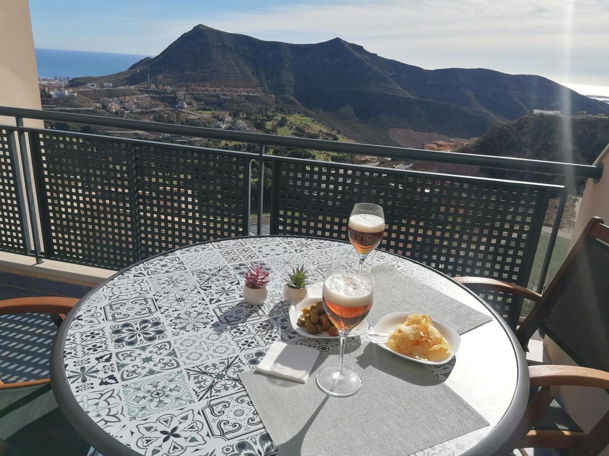 Sybarix Terrace, Mar, Golf, Wifi, Garaje, Relax Leilighet La Envia Eksteriør bilde